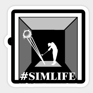 Golf Simulator Sticker